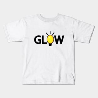 Glow glowing artistic design Kids T-Shirt